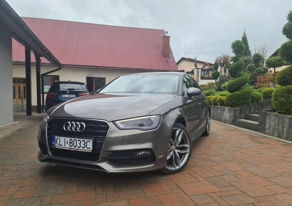 Audi A3 cena 63999 przebieg: 122376, rok produkcji 2015 z Lubomierz małe 106